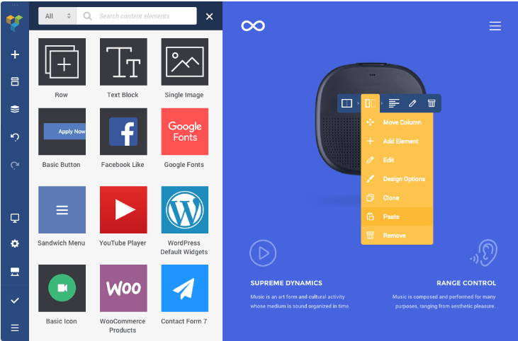 WordPress Visual Editors - Visual Composer