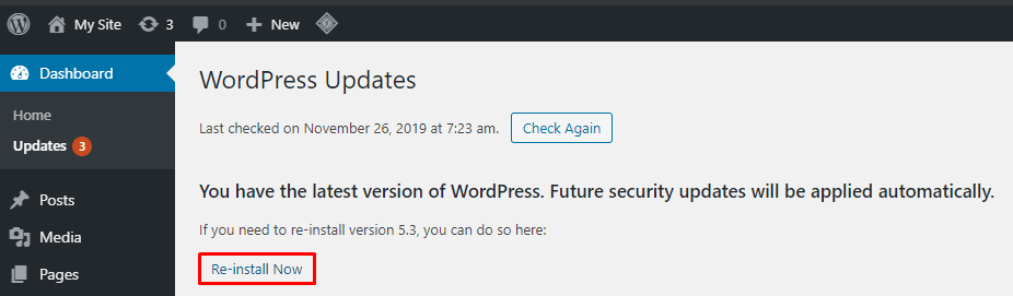 Fix WordPress Visual Editor By Reinstalling WordPress