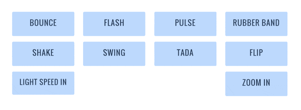 Themify Animation Effects
