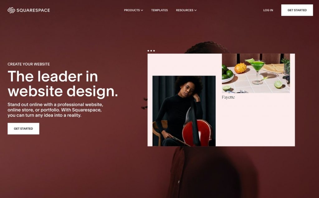 Squarespace website builder to build website from scratch