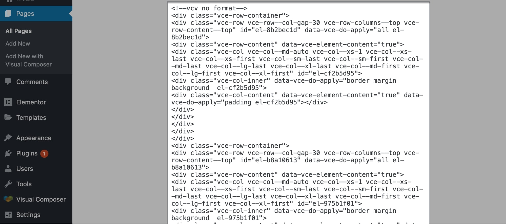 Visual Composer Code