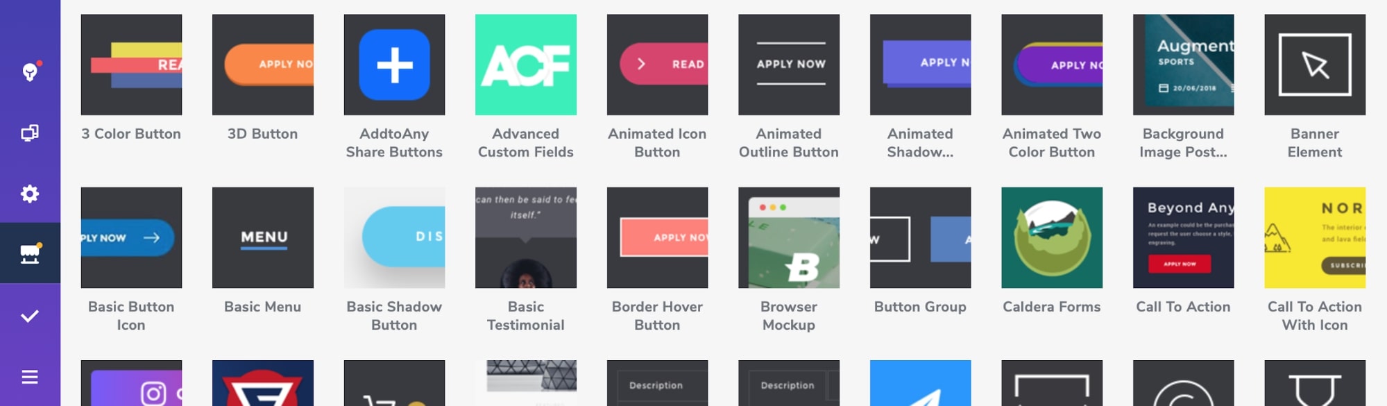 Visual Composer modules