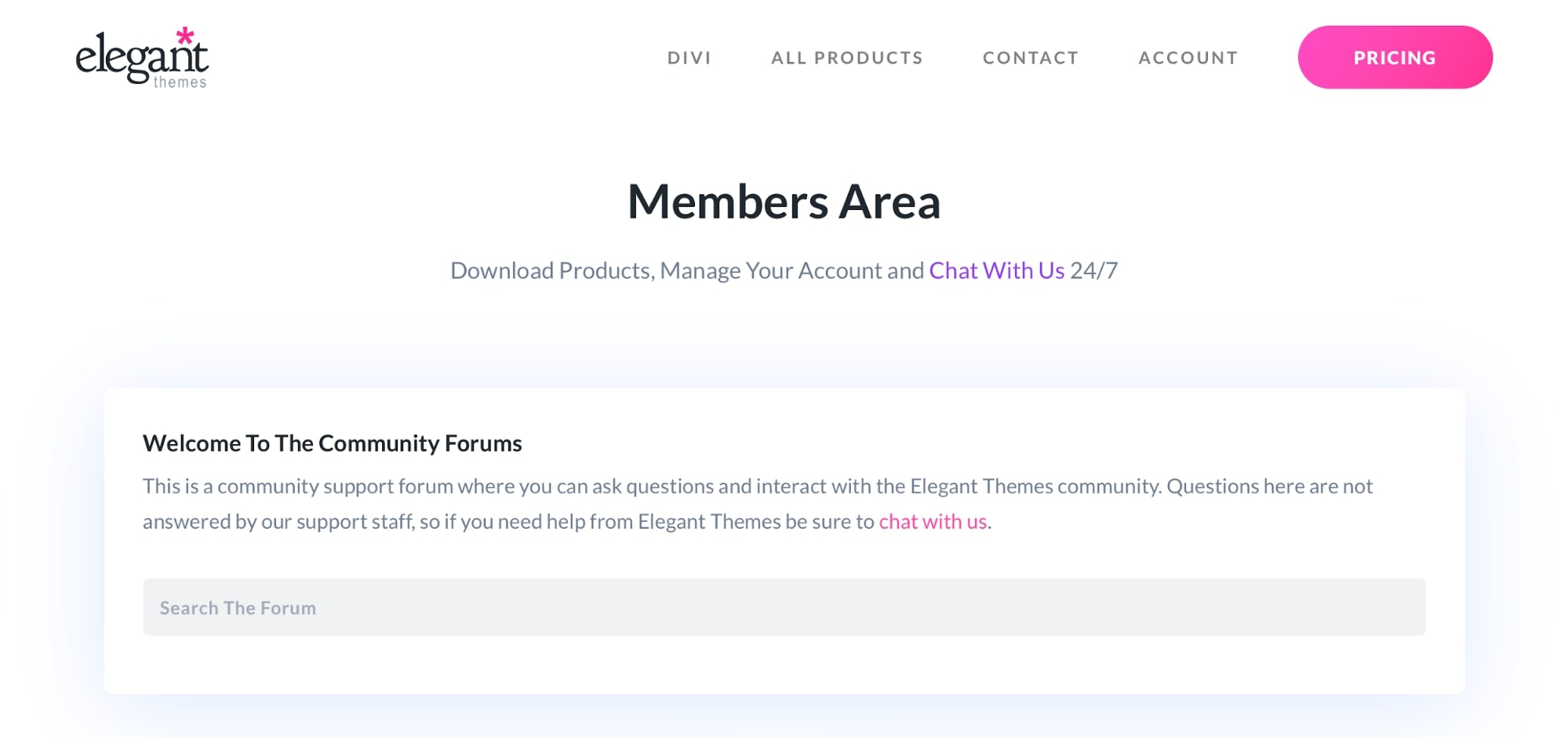 Divi Support Forum