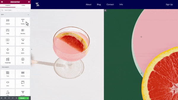 Editing WordPress with Elementor
