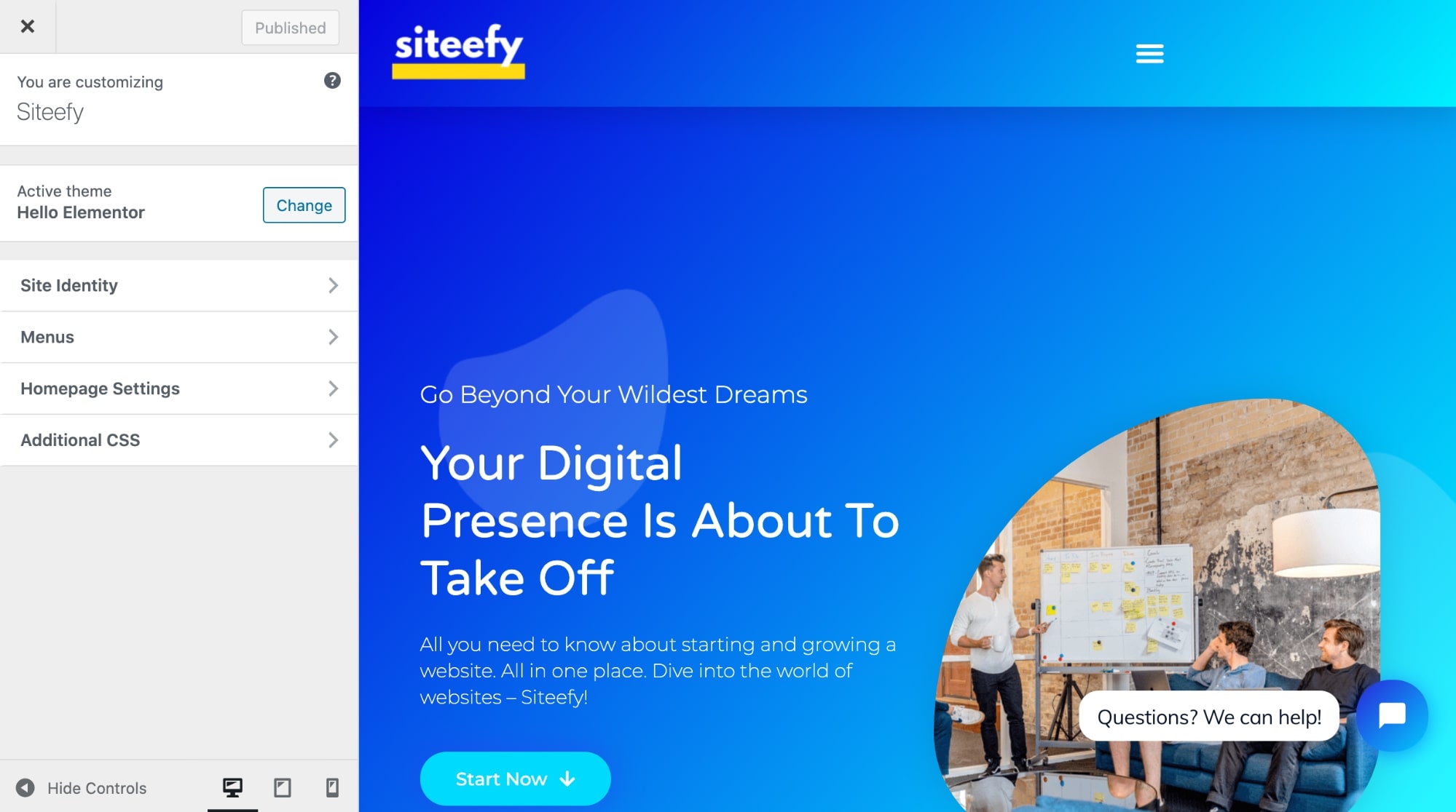 Editing wordpress themes