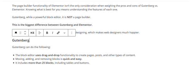 Gutenberg allows fullscreen editing