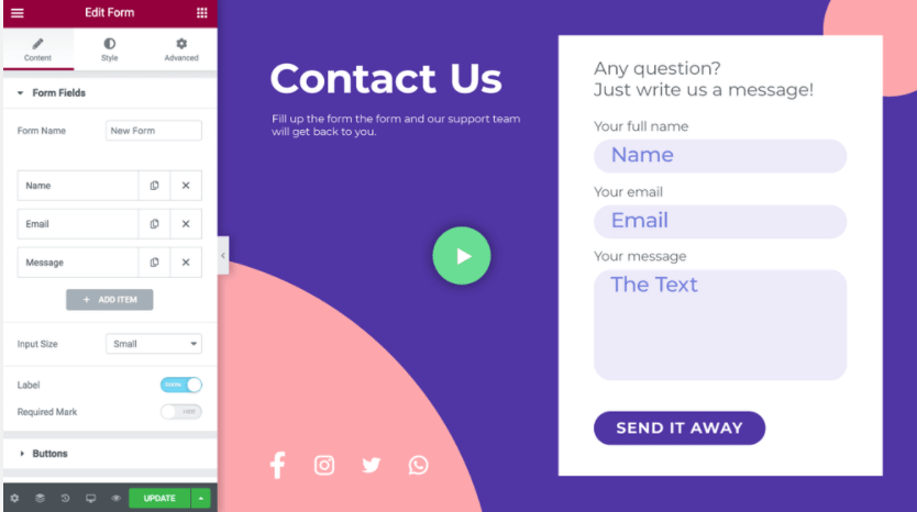 Elementor-Pro-Form-Widget