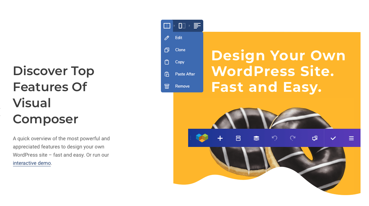 Visual Composer Features