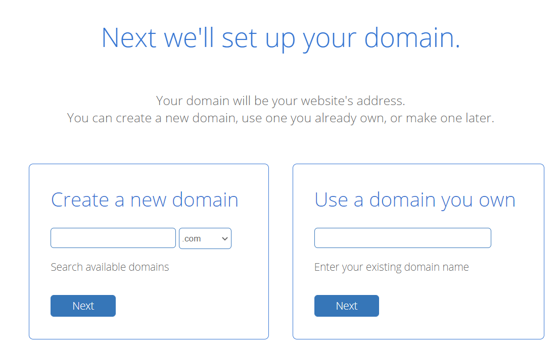 Set a domain to make a webcomic site