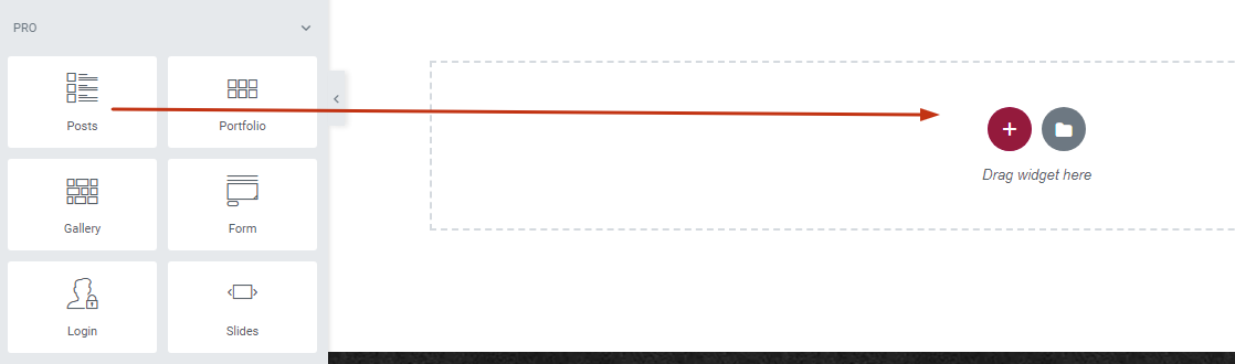 Posts widget Elementor