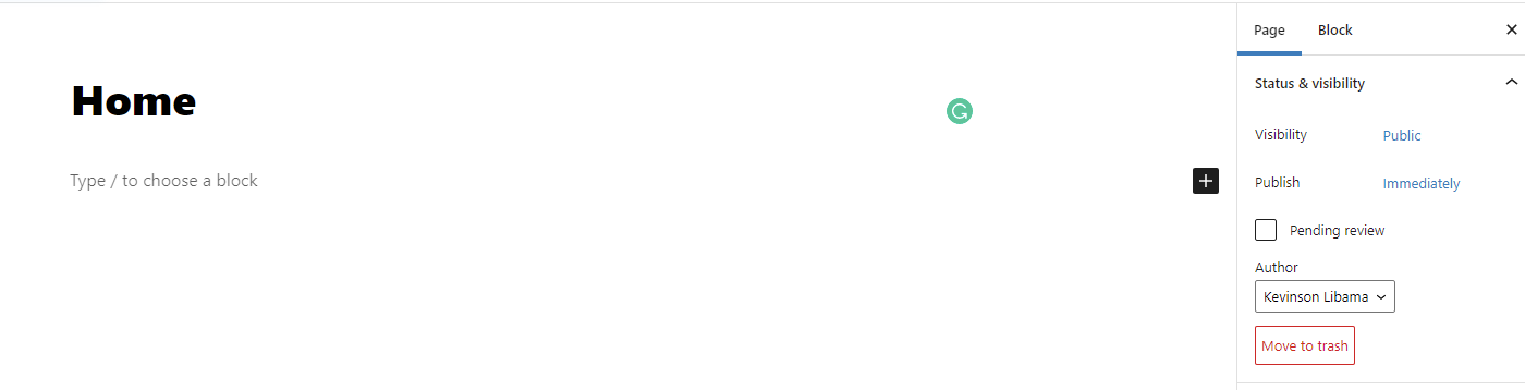 WordPress blank page