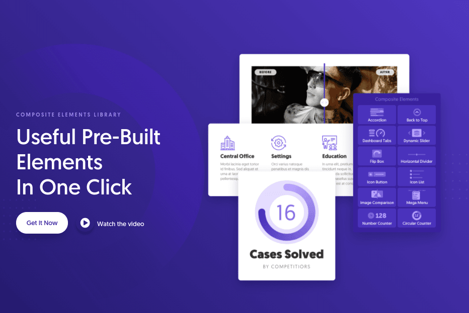 Oxygen Composite Elements Library