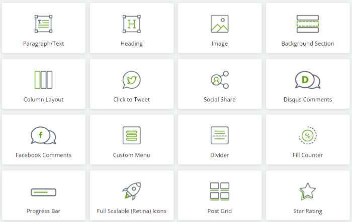 Thrive Architect Elements