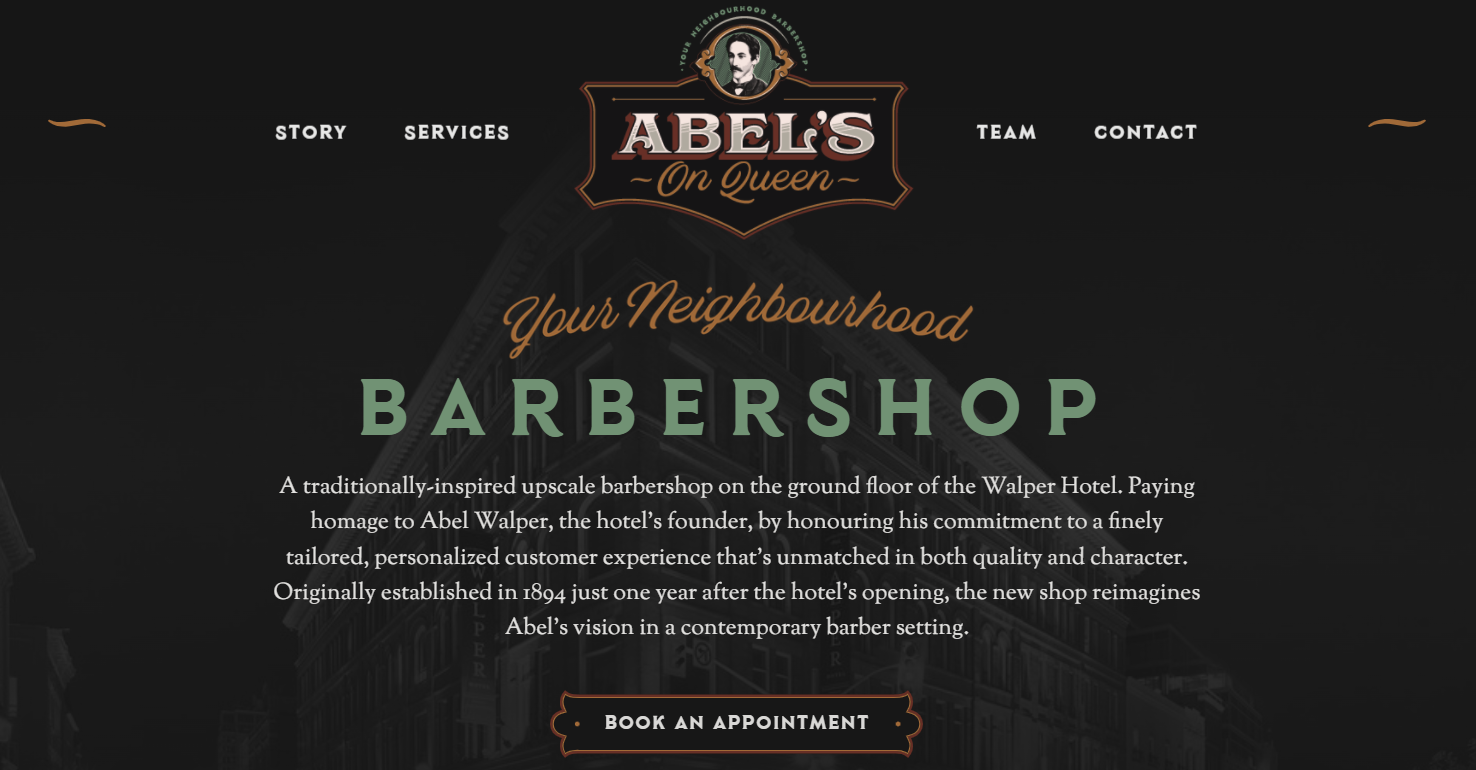 Abel’s on Queen website