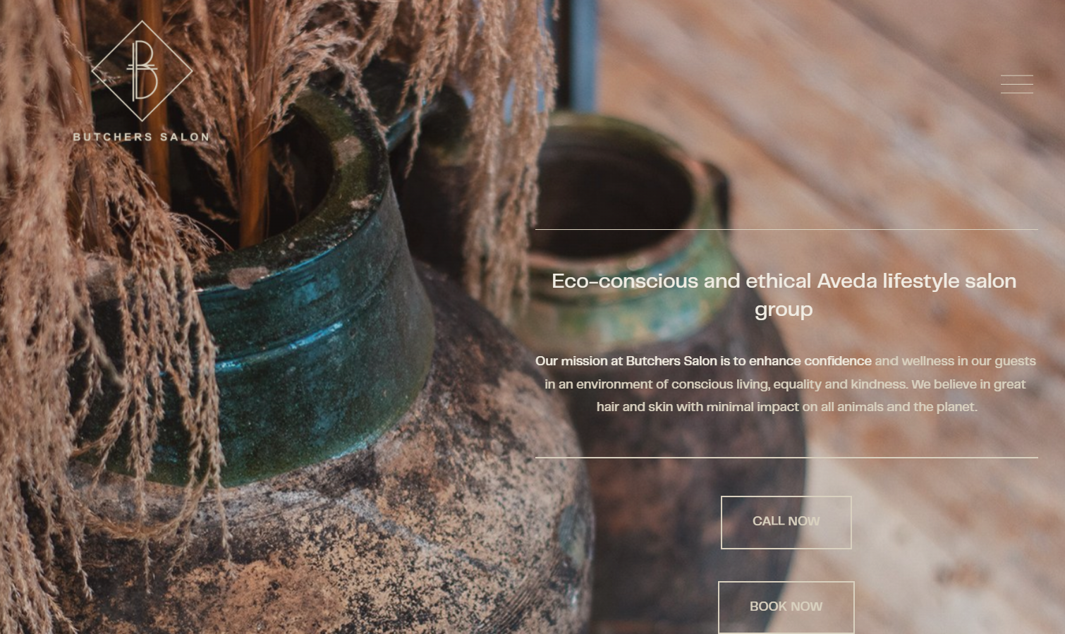 Butchers salon website