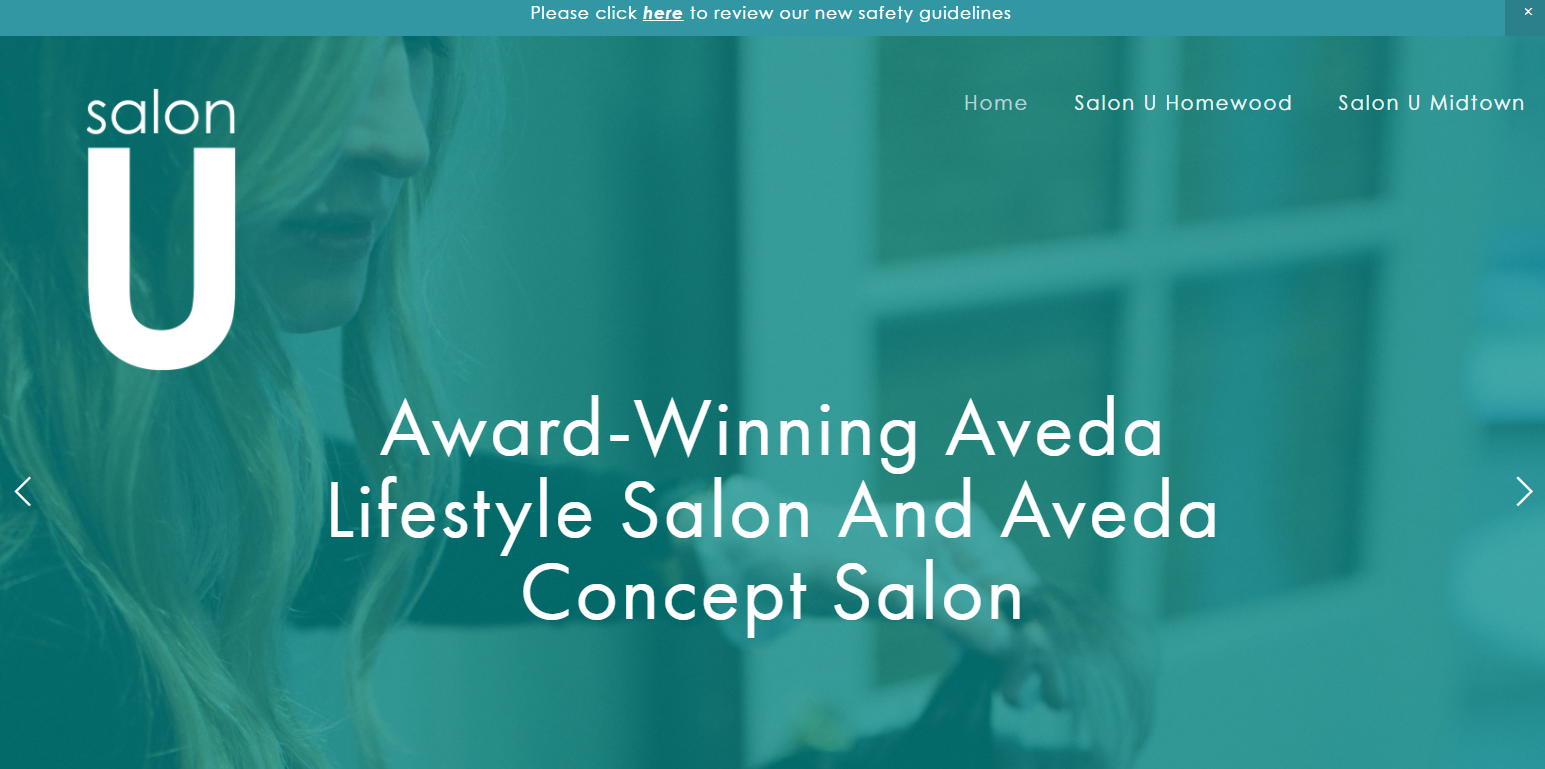 Salon U website