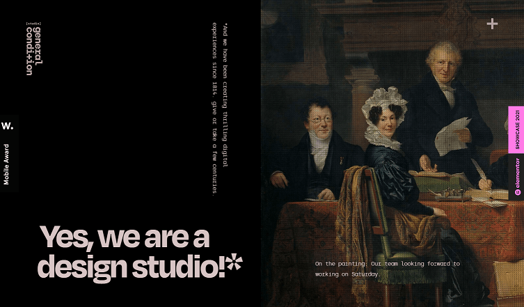 General Condition Studio homepage