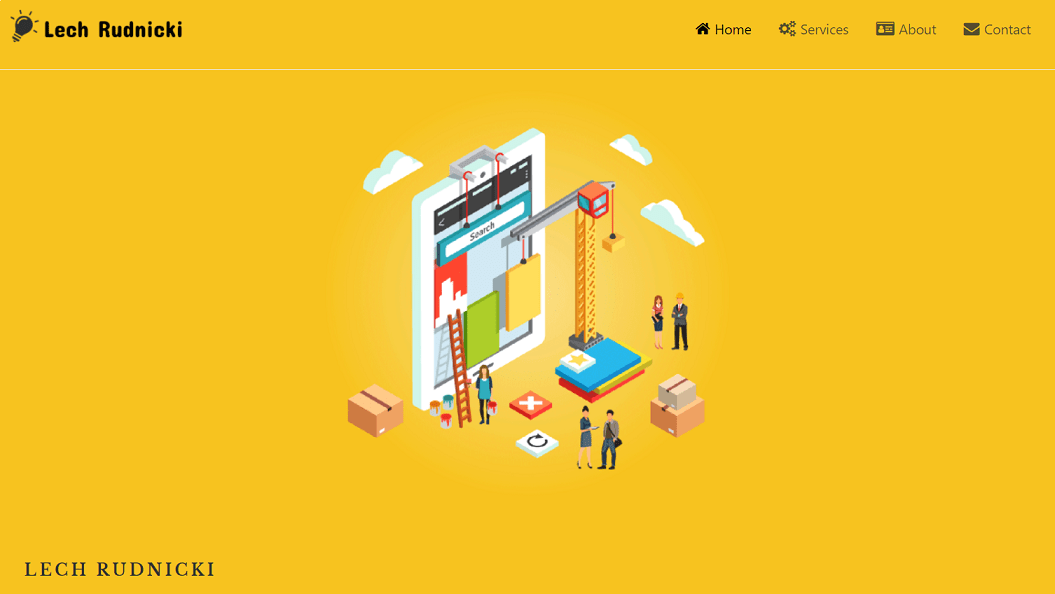 Lech Rudnicki Elementor website