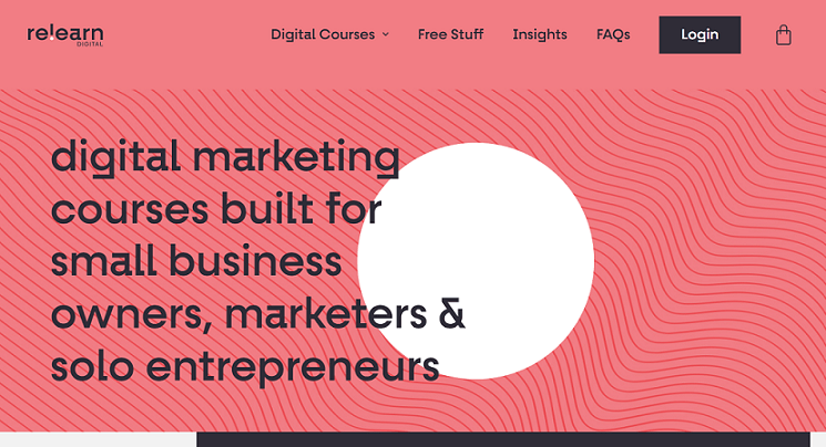 Relearn Digital Elementor website