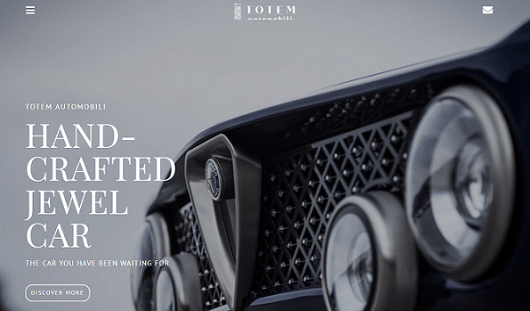 Totem Automobili Elementor website