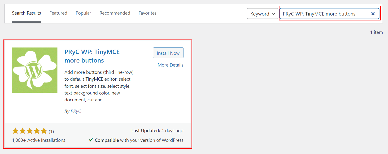 PRyC WP: TinyMCE More Buttons plugin