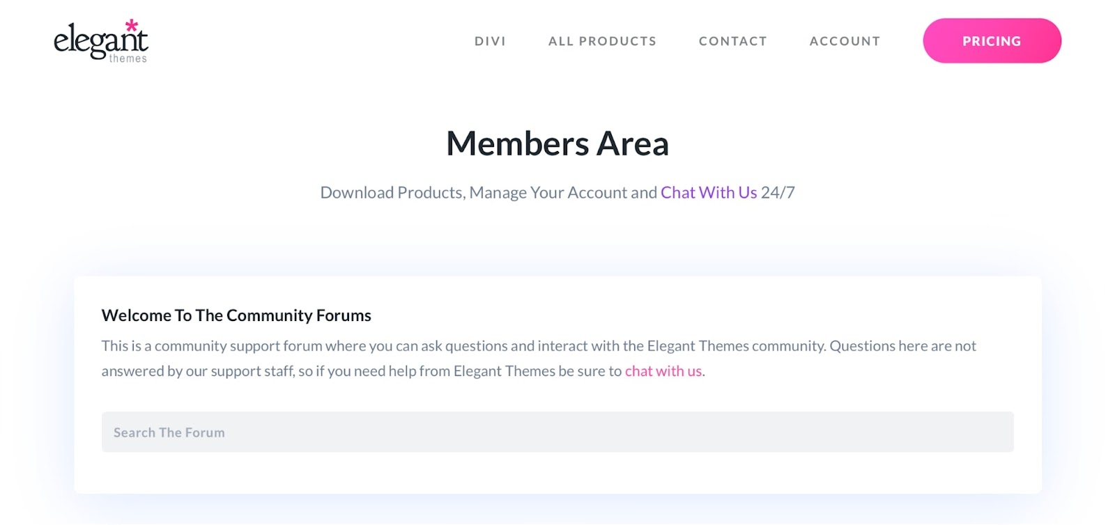 wix members area