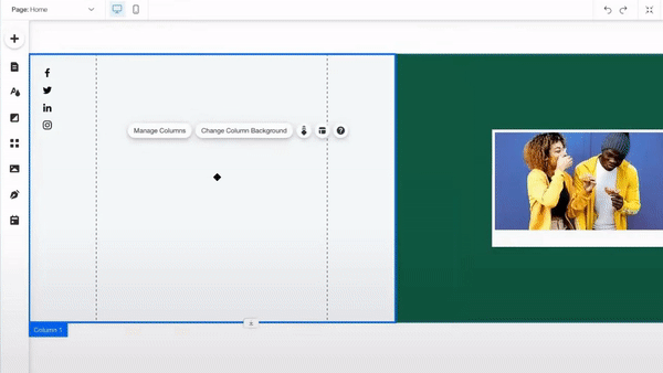 adding new elements in wix