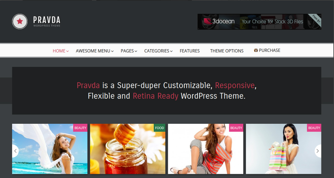 Pravda WordPress theme