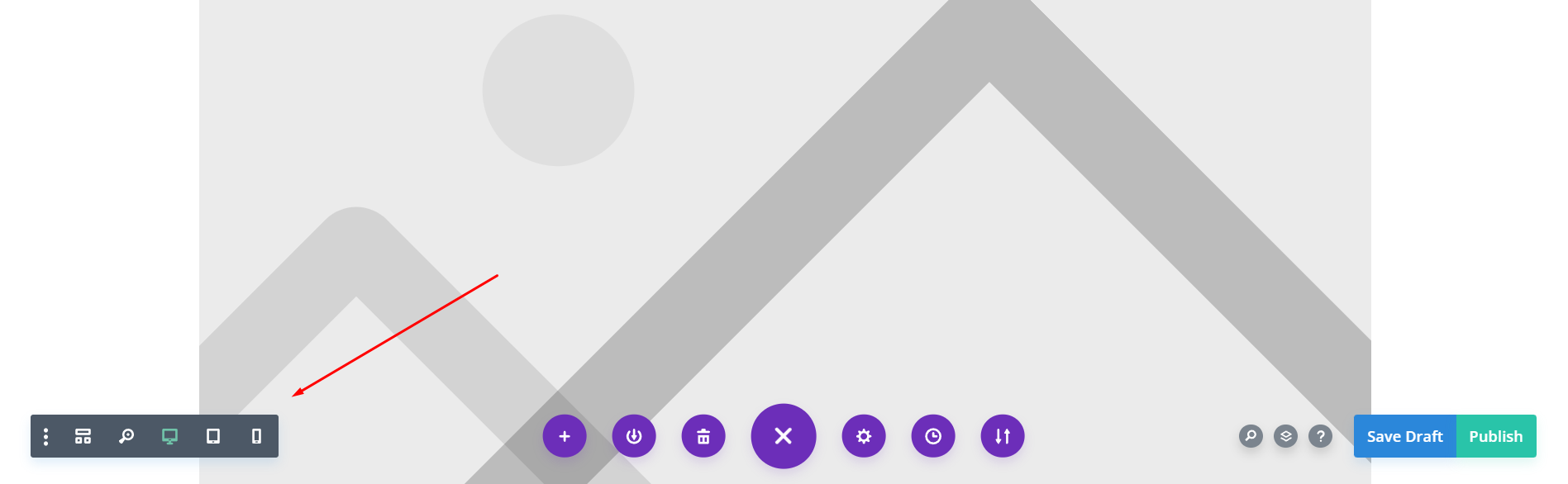 Divi view and builder settings