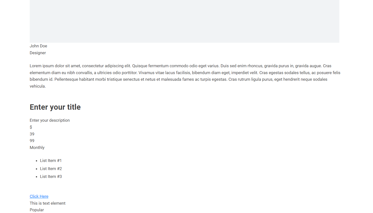 elementor code cleanliness