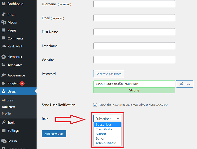 Wordpress-user-roles