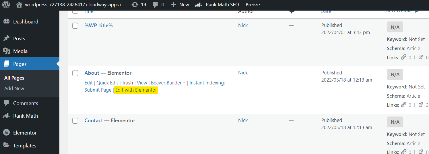 Edit your mobile preview with Elementor