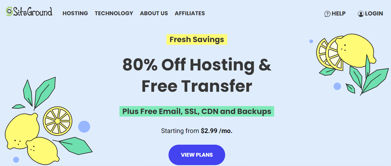 Siteground for webcomic hosting