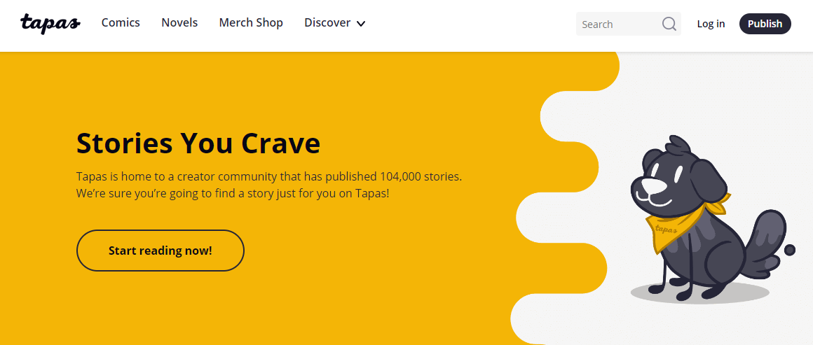 Tapas Webcomic Hosting Site