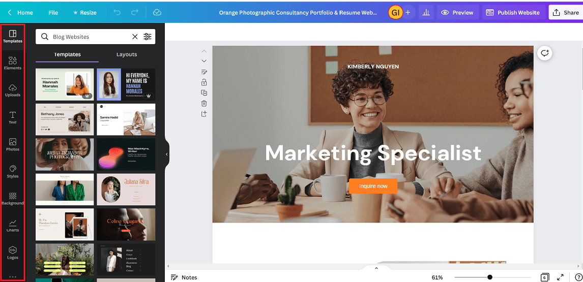 Canva Image Editor