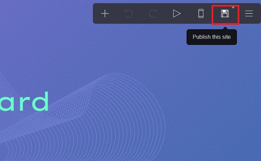 Publish Carrd website