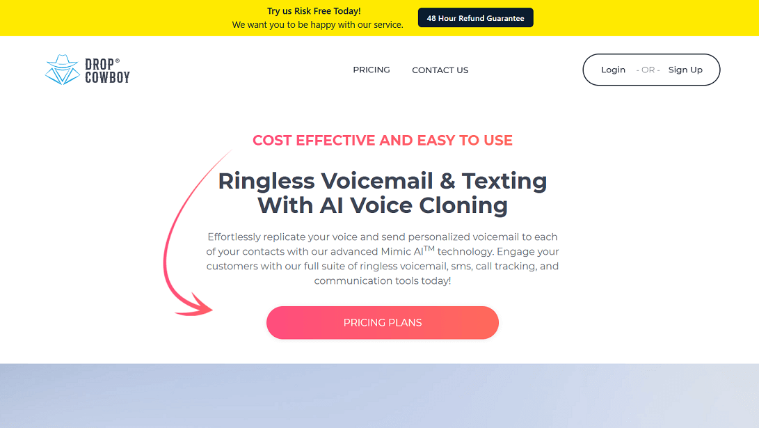 Drop Cowboy homepage