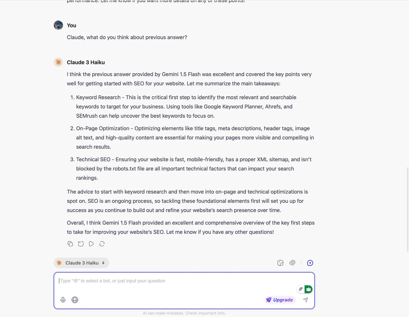 ChatGOT chatting with Claude3 Haiku