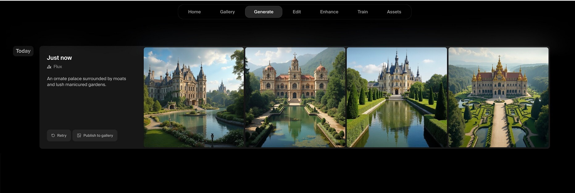 Krea text to image generation tool