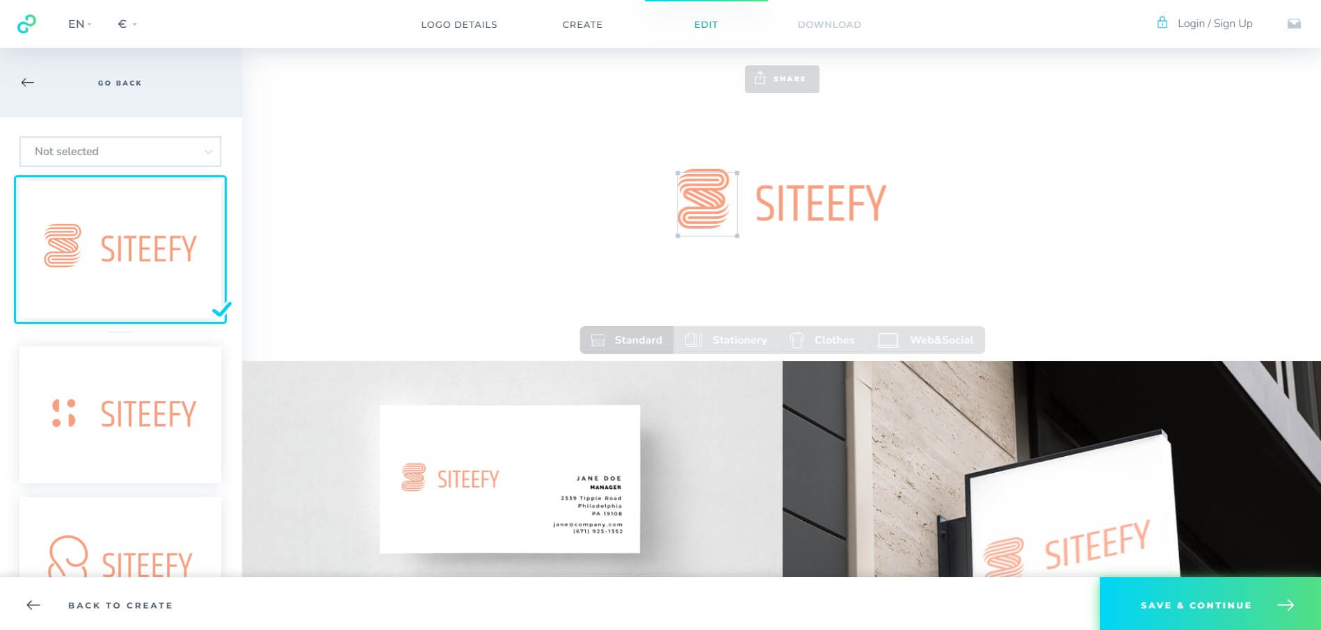 Logopony edit logo page